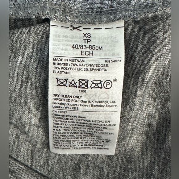 🌫️Banana Republic Charcoal Gray Soft Knit Bodycon Dress (XS) 🌫️ - Picture 8 of 12